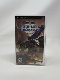 Warhammer 40,000 40K Squad Commander PlayStation Portable PSP Complete CIB Clean