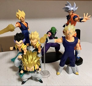 Dragon Ball Z Prize Figure Set 7 Pieces Goku Vegeta Piccolo Banpresto - Picture 1 of 10