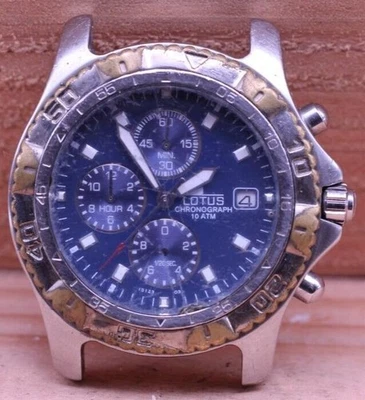 LOTUS CHRONOGRAPH REF. 15123 CAL. OS60 40mm 20.5mm LUG FOR REPAIR (HA) - image 1 of 4
