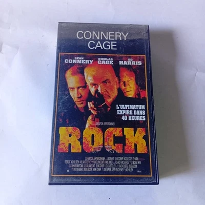 Big Box VHS Movie The Rock Sean Connery Nicolas Cage Ed Harris Vintage Action - Image 1 of 2