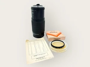 Vintage PENTAX Takumar Bayonet 80-200mm 1:4.5 ZOOM LENS W/ Prima Coated Filter - Picture 1 of 12