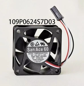 Ventilatore di raffreddamento SANYO 109P0624S7D03 A90L-0001-0552#A DC 24V 0,08A 60*60*15mm 1zk8 - Foto 1 di 4