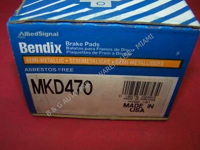 Bendix MKD470 Nuevas almohadillas delanteras semi metálicas para Subaru Legacy Impreza hechas en EE. UU. Foto 1 de 2