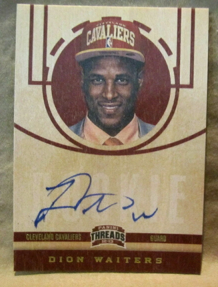 Dion Waiters 2012-13 Panini Threads Rookie Autograph Auto!Cavaliers G/F RC-V2 - Image 1 of 4