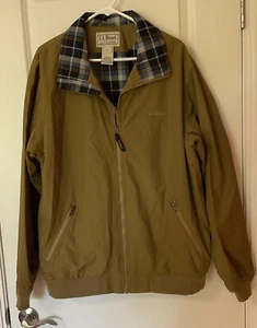 Chaqueta de calentamiento LL Bean para hombre talla grande cremallera completa abrigo polar forrado bombardero - Imagen 1 de 6
