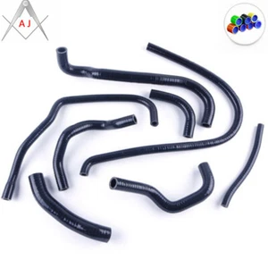 For Suzuki Marauder VZ1600 VZ 1600 M95 2004 Silicone Radiator Coolant Hose Black - Picture 1 of 7