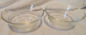 Vintage Clear Glass PYREX Custard Cups. Set of 2. Model #445 - Picture 1 of 3