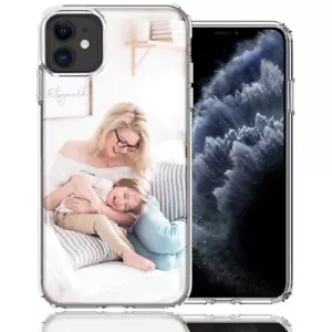 Personalized Custom Photo Phone Case For Apple iPhone w/ Glass Screen Protector - Picture 1 of 27