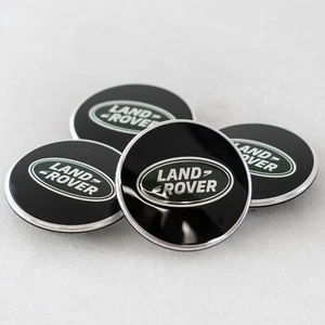 Land Rover Range Rover Center cap set OEM Black with Green Logo Genuine LR069899 - Picture 1 of 18