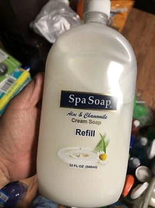Lot of (2) Spa Soap Aloe & Chamomile Cream Hand Soap Refill 32oz ea=64oz New - Picture 1 of 1