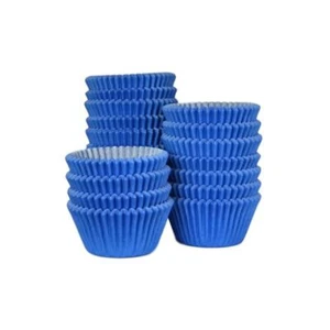 Blue Muffin Cases - 2 Pack Sizes - Picture 1 of 1