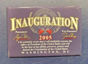 President Bush 2005 Presidential Inauguration Souvenir Magnet Washington D.C. - Picture 1 of 2