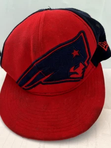 NFL New England Patriots New Era 9FiFity Youth Cap Hat Red/Navy Snapback - Picture 1 of 4