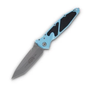 Microtech Socom Elite Turquoise, Tanto Plain Edge Manual, Apocalyptic - Picture 1 of 3