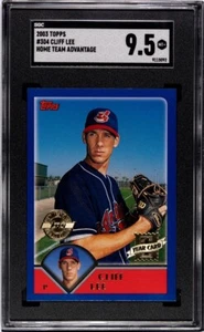2003 Topps - Home Team Advantage #304 Cliff Lee Graded SGC 9.5 - Picture 1 of 2