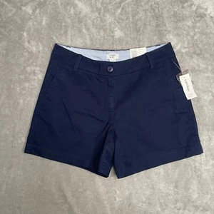 NEU Crown & Ivy Caroline Damenshorts 5 Schrittlänge marineblau 4 klassische Passform neu mit Etikett $ 46 - Bild 1 von 8