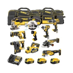 DeWalt DSET5 18V 10 Maschinen Elektrowerkzeug Set mit 3x 5Ah Akkus - Bild 1 von 1