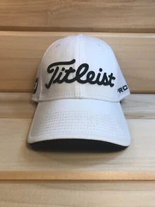 Titleist ProV1 Footjoy Golf Hat Stretch Fit MD/LG White New Era Quad Hit - Picture 1 of 7