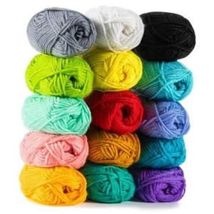 15x20g Acrylic Yarn for Crocheting - Soft Knitting Yarn for multiple colors - Picture 1 of 7