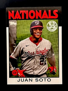 2021 Topps Series 1 #86B-96 Juan Soto 1986 Insert 35th Anniversary MINT #A - Bild 1 von 2