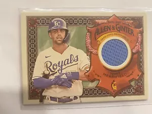 WHIT MERRIFIELD 2022 TOPPS ALLEN & GINTER GAME USED RELIC #AGRA-WM ROYALS blue - Picture 1 of 2