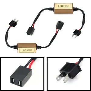 (2) H7 LED Headlight Canbus Error Free Anti Flicker Resistor Canceller Decoders - Picture 1 of 7