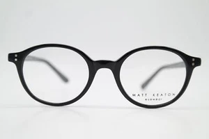 Gafas mate Keaton 1034U negro plata marrón ovalado montura gafas nuevas - Imagen 1 de 6