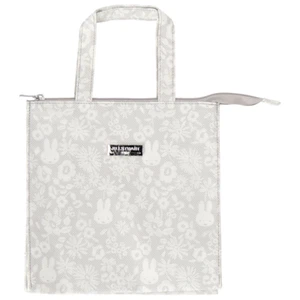 JILL STUART with miffy Thermal Bag Square LIGHT GREY 077b Japan NEW - Picture 1 of 5