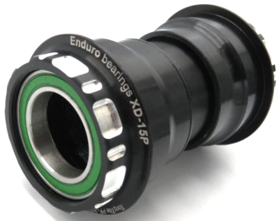 Enduro Bottom Bracket PF30 XD15 Pro 68-73mm 24mm TorqTite Black - Image 1 of 4