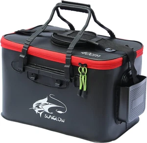 Secchio Da Pesca, Pieghevole Da 23L / 30L / 38L, Multifunzionale per Esche per P - Foto 1 di 12