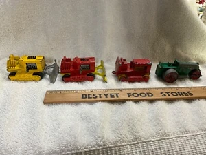 Vintage Matchbox No.K-23, K-17, K-9 Case Bulldozer, Road Roller Konstruktionsspielzeug - Bild 1 von 9