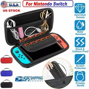 EVA Hard Protective Carry Case Bag Carrying Pouch Shell For Nintendo Switch NEW - Picture 1 of 42