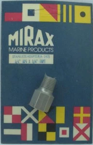 Mirax 147SS Stainless Steel Fuel Tank Adapter - Picture 1 of 1