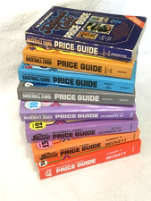 8-SPORT AMERICANA BASEBALL CARD PRICE GUIDE BOOKS #2-1980 to #14-1992 VG-NRMT