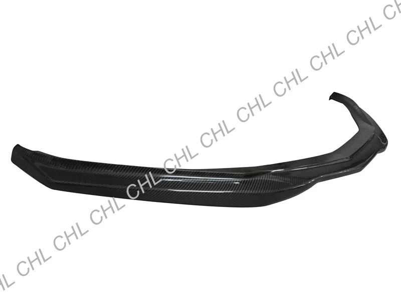 R style Carbon Fiber Front Bumper Add-on Lip For 2016-18 Chevrolet Camaro SS V8 - Image 1 of 1
