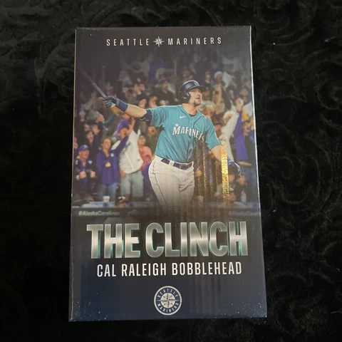 CAL RALEIGH CLINCH SEATTLE MARINERS BOBBLEHEAD SGA 4/14/2023 NEW Big Dumper Cover