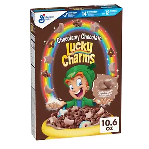 Cereal para desayuno con chocolate Lucky Charms 300 g EE. UU. - Imagen 1 de 3
