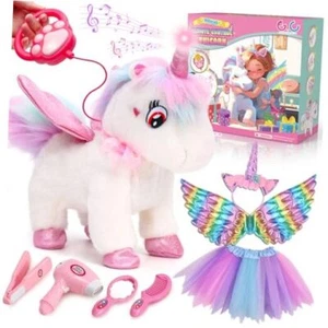 Unicorns Gifts for Girls Toys 3 4 5 6 Year Old, Walking Talking Electronic - Picture 1 of 7