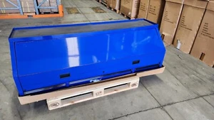 MAXIM 72" Blue 3 Drawers Top Hutch Toolbox- SLIGHT IMPERFECTIONS - Picture 1 of 7