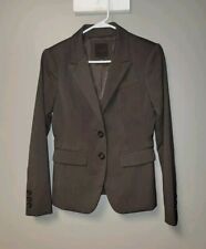 Awesome Solid Gray ANN TAYLOR Suit Blazer Size 4