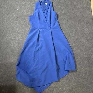 Kay Unger Rosalita Damen Cocktailkleid mit asymmetrischem Saum, Größe 10, marineblau - Bild 1 von 7