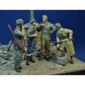 Kit modelo resina 1/35 4 piezas soldados canadienses en Normandía Segunda Guerra Mundial sin pintar - Imagen 1 de 2