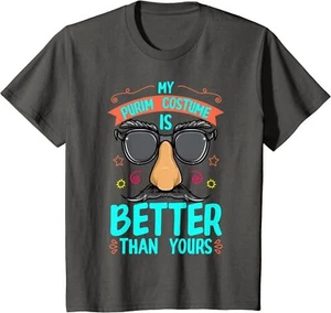 Purim Costume Jewish Festival Holiday Faith Gift Youth Unisex T-shirt - Picture 1 of 7