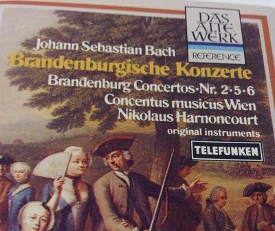 BACH Tape Cassette BRANDENBURG CONCERTOS 2,5,6 - DAS ALTE WERK Germany 4.41192CQ - Image 1 of 4