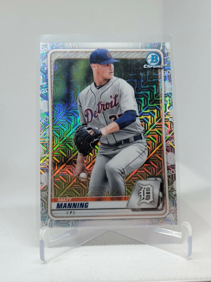 2020 Bowman Chrome Prospects Mega Box Mojo Refractor #BCP-229 Matt Manning B5D - Image 1 of 1