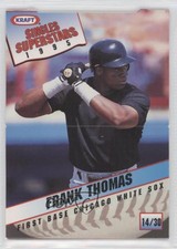 1995 Kraft Singles Superstars Food Issue Frank Thomas #14 HOF