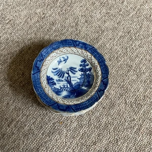 Booth Willow Pattern X 8 Saucers - Picture 1 of 2