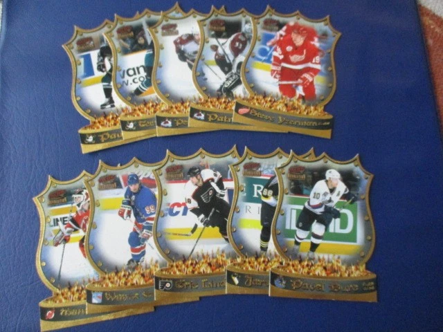 1997-98 Pacific Revolution NHL Icons Complete Set 10 Gretzky Jagr Bure Yzerman - Image 1 of 4