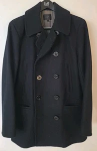 J.Crew Men's Wool Dock Navy Peacoat - Picture 1 of 10