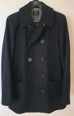 J.Crew Men's Wool Dock Navy Peacoat - Image 1 of 4